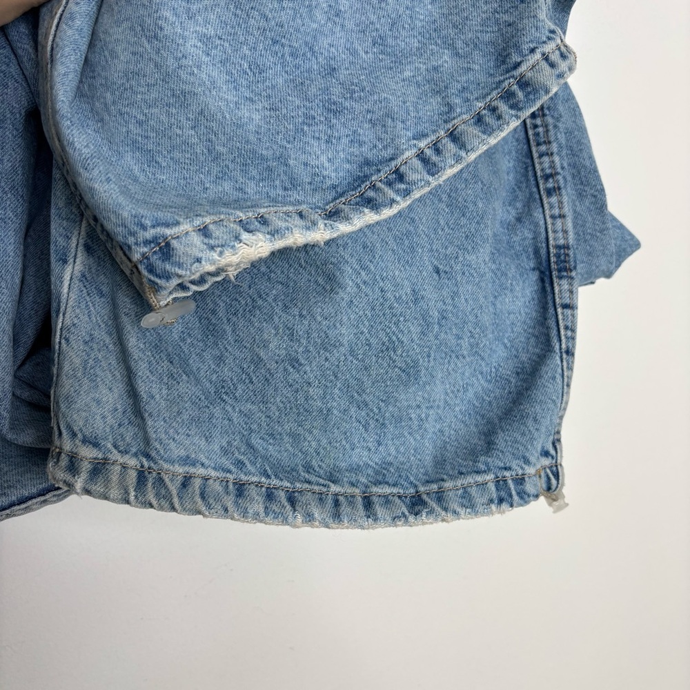 Free People Newbies Solid Slouchy Jeans Stone Wash Wide Leg Size Small Baggy Y2K - Picture 15 of 16